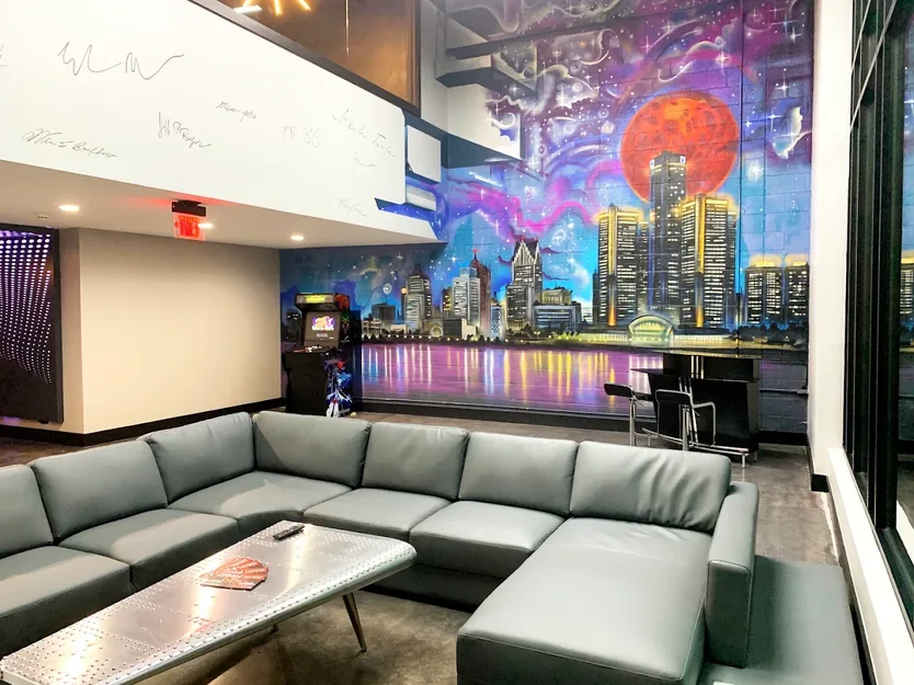 Accent and mural wall lighting build-out by Wolverine Electric Company